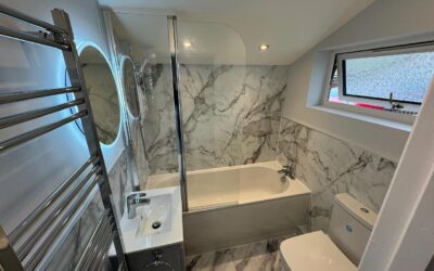 Beautiful bathroom renovation completed by our engineers last week in just 5 working days!